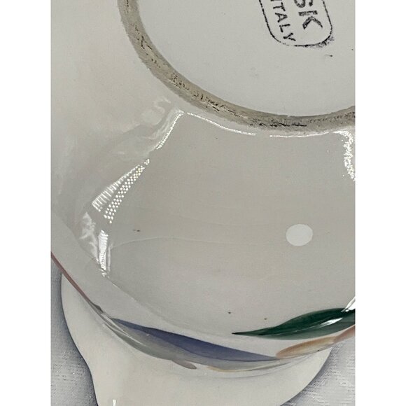 Hand-Painted Dansk Ceramic Pitcher With Fruit Design Made In Italy - Picture 8 of 8